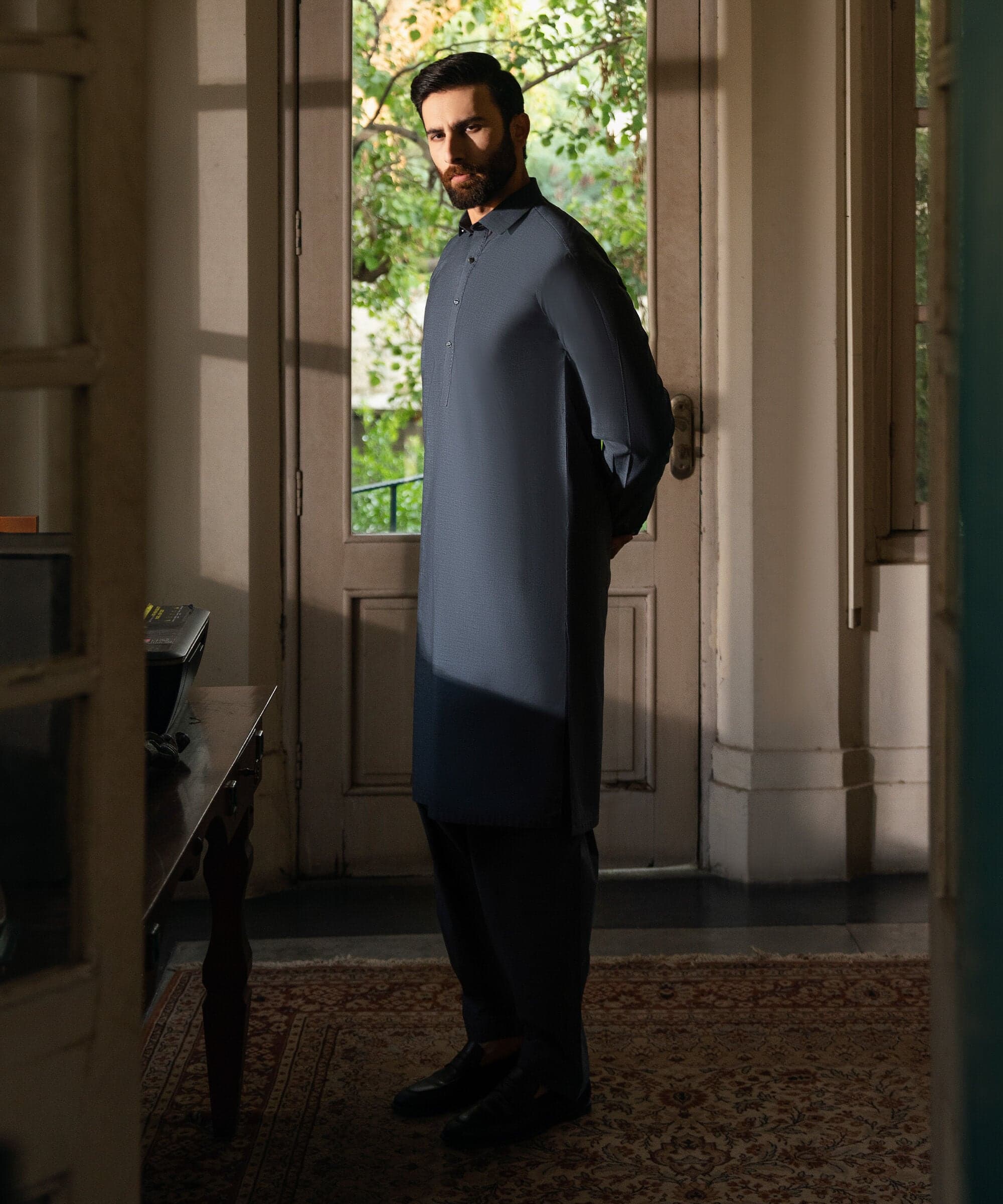 Yarn Dyed Cotton Suit