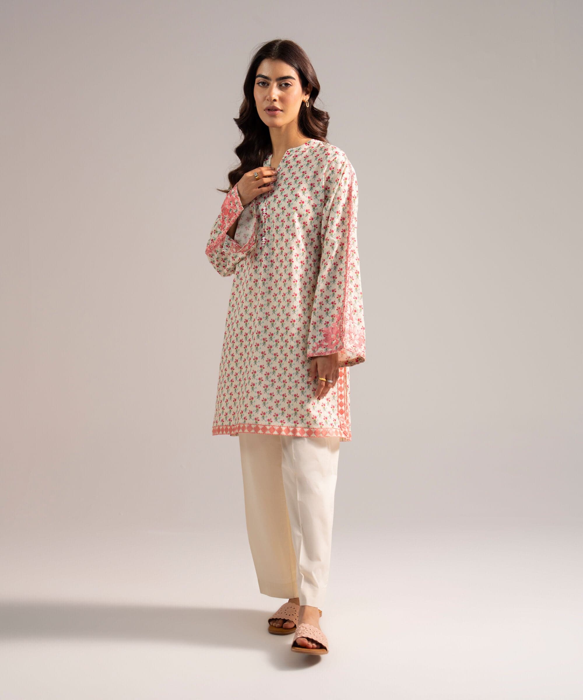 Embroidered Lawn Shirt